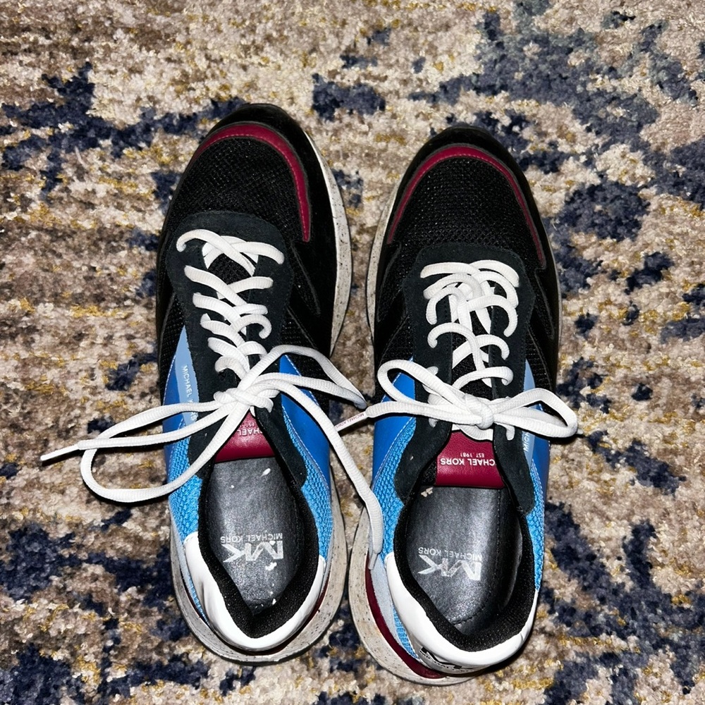 Michael Kors Black, Blue, and Red Men's Sneakers